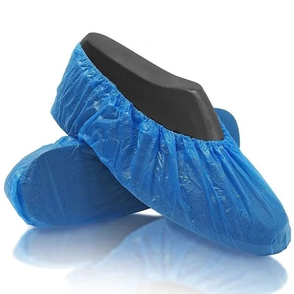 Cubre calzado Plastico Azul 100 unidades