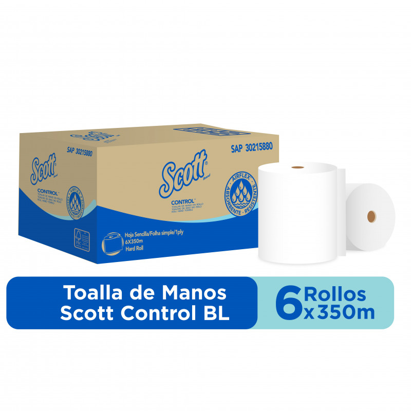 Toalla Scott Control caja 6x350 mts 